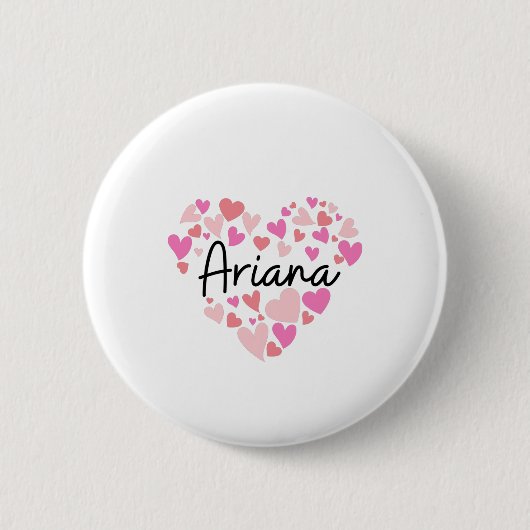 I Liebe Ariana Button (Vorderseite)