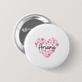 I Liebe Ariana Button (Vorne & Hinten)