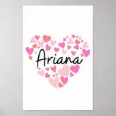 I Liebe Ariana Poster (Vorne)