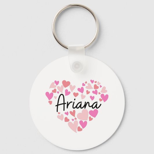 I Liebe Ariana Schlüsselanhänger (Vorderseite)