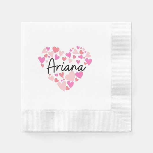 I Liebe Ariana Serviette (Vorderseite)