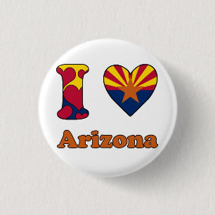 I Liebe Arizona Button
