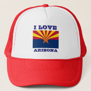 I Liebe Arizona Hat Truckerkappe