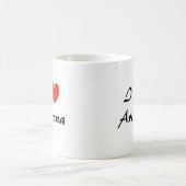 I Liebe Arizona Herztypografie Kaffeezubereitung T Kaffeetasse (Mittel)