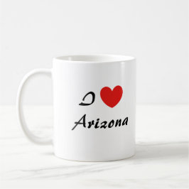 I Liebe Arizona Herztypografie Kaffeezubereitung T Kaffeetasse