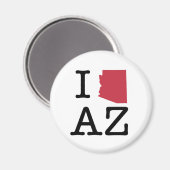 I Liebe Arizona Magnet (Vorderseite/Rückseite)