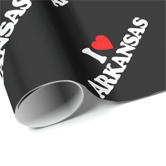 I LIEBE ARKANSAS GESCHENKPAPIER (Rolleneckpunkt)