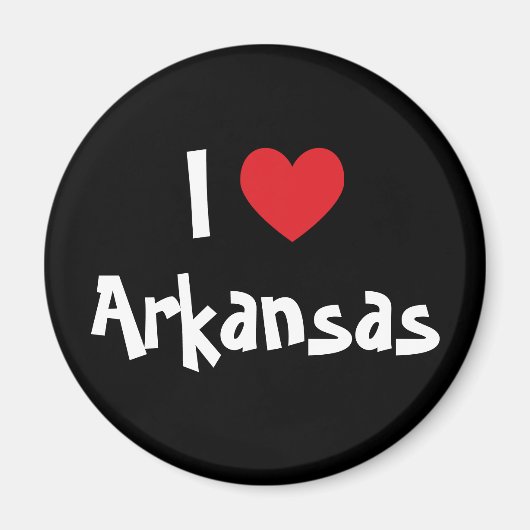 I Liebe Arkansas Magnet (Vorne)