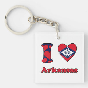 I Liebe Arkansas Schlüsselanhänger