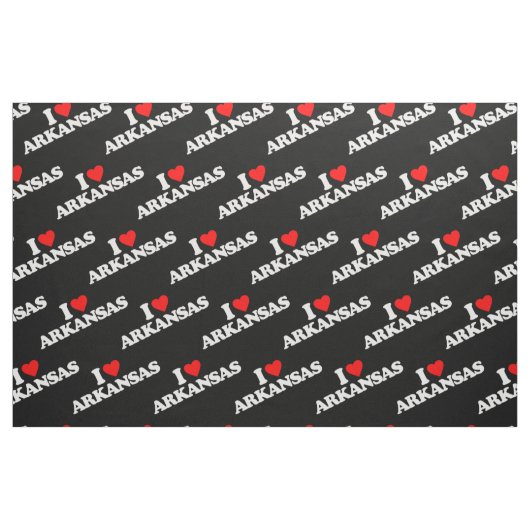 I LIEBE ARKANSAS STOFF (Fat Quarter (45,7 x 55,9 cm))