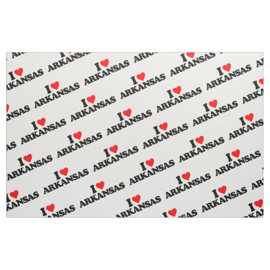 I LIEBE ARKANSAS STOFF (Fat Quarter (45,7 x 55,9 cm))