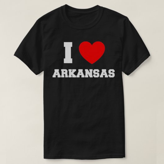I Liebe Arkansas T-Shirt (Design vorne)