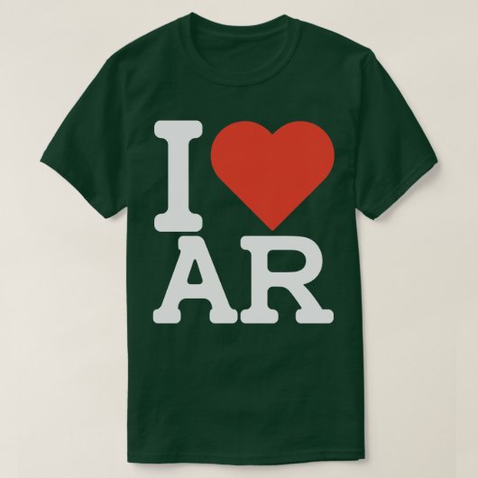 I Liebe Arkansas TShirt 2 (Design vorne)