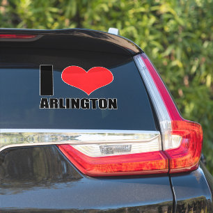 I Liebe Arlington Aufkleber