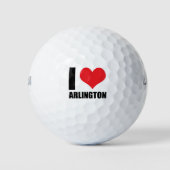 I Liebe Arlington Golfball (Vorderseite)