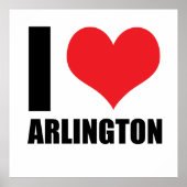 I Liebe Arlington Poster (Vorne)