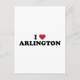 I Liebe Arlington Texas Postkarte