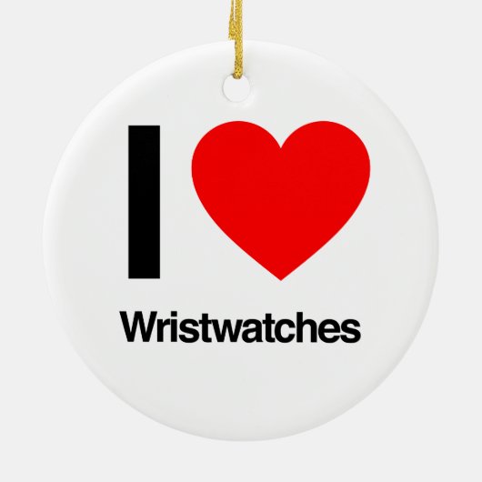 i Liebe Armbanduhren Keramikornament (Hinten)