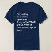 I Liebe Armenian Girls Funny Vulnerable RN T-Shirt (Design vorne)