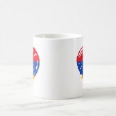 I Liebe Armenien - Armenische Flaggenmitte Kaffeetasse (Mittel)