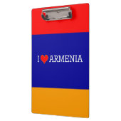 I Liebe Armenien, Flagge Armeniens Klemmbrett (Links)