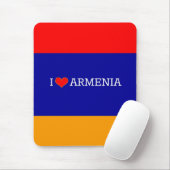 I Liebe Armenien, Flagge Armeniens Mousepad (Mit Mouse)