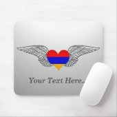 I Liebe Armenien - Flügel Mousepad (Mit Mouse)