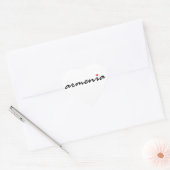 I Liebe Armenien Herz-Aufkleber (Umschlag)