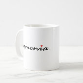 I Liebe Armenien Kaffeetasse (Vorderseite Links)