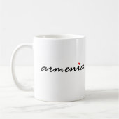 I Liebe Armenien Kaffeetasse (Links)