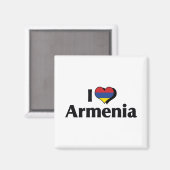 I Liebe Armenien Magnet (Vorderseite/Rückseite)