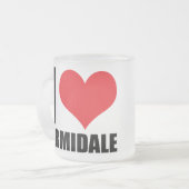 I Liebe Armidale Mattglastasse (Vorderseite Links)