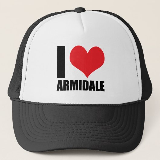 I Liebe Armidale Truckerkappe (Vorderseite)