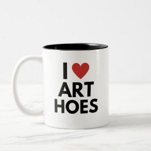 I LIEBE ART HOES ZWEIFARBIGE TASSE