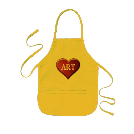 I Liebe Art Kids Schürze (Vorne)