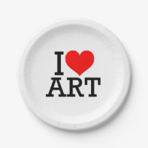 I Liebe Art Paper Teller