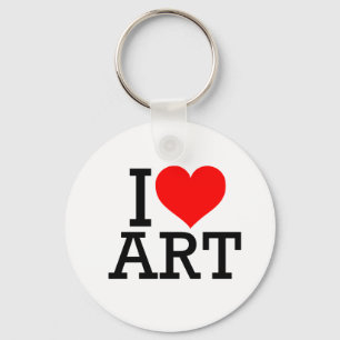 I Liebe Art Schlüsselanhänger