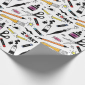 I Liebe Art Supplies Pattern Geschenkpapier (Ecke)