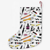 I Liebe Art Supplies Pattern Kleiner Weihnachtsstrumpf (Rückseite)
