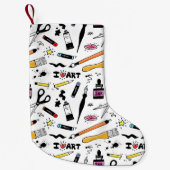 I Liebe Art Supplies Pattern Kleiner Weihnachtsstrumpf (Vorderseite)