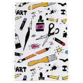 I Liebe Art Supplies Pattern Mittlere Geschenktüte (Rückseite)