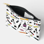 I Liebe Art Supplies Pattern Zubehörtasche (Offen)