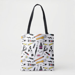 I Liebe Art Supplies Tasche