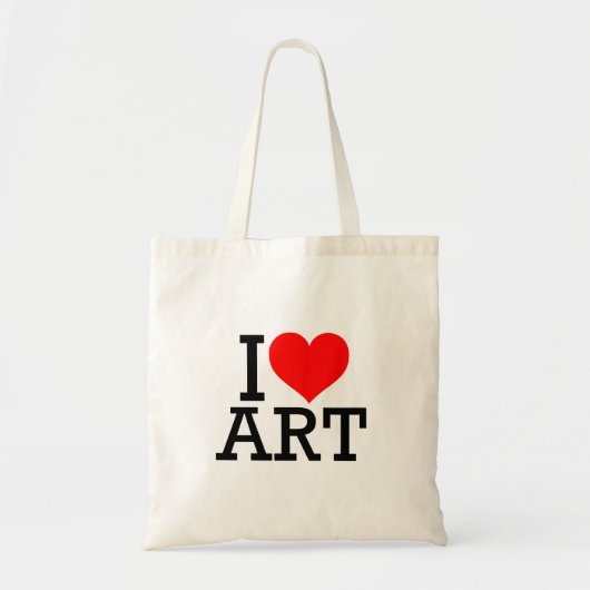 I Liebe Art Tote Tasche (Vorne)