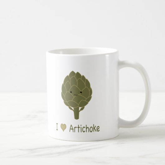 I Liebe Artischocke Kaffeetasse (Rechts)