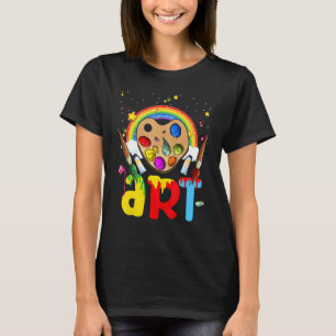 I Liebe Artist Painter Colorful Painting Raibow Gi T-Shirt