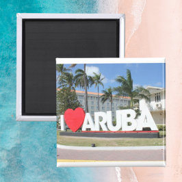 I Liebe Aruba - Eine glückliche Insel Magnet