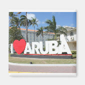 I Liebe Aruba - Eine glückliche Insel Magnet (Vorne)