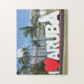 I Liebe Aruba - Eine glückliche Insel Puzzle (Vertikal)