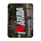 "I Liebe Aruba", Fotografie Magnet (Vertikal)
